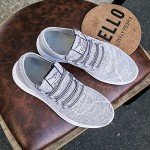 Men's Lightweight Breathable Running Sneakers - Gray 12