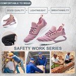 Breathable Steel Toe Safety Work Sneakers for Men