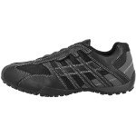 Geox Men's Snake 97 Black Fashion Sneakers