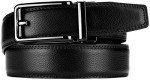 Men's Leather Ratchet Belt with Buckle