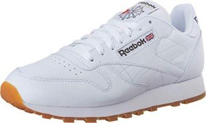 Reebok Classic Men's Leather Fashion Sneakers - White/Gum