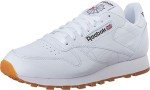 Reebok Classic Men's Leather Fashion Sneakers - White/Gum