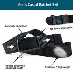 LionVII Men's Adjustable Webbing Ratchet Work Belt