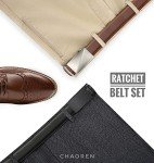 Men's 2-Pack Ratchet Leather Belts - Versatile Styles