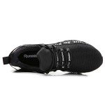 Men's Comfort Mesh Running Shoes - Black/White