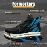 Steel Toe Slip-Resistant Work Sneakers for Men