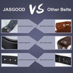 Men's Black Leather Belt Strap (Size 33-38)