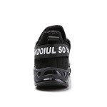 Men's Comfort Mesh Running Shoes - Black/White