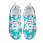 Men's Cute Alpaca Pattern Athletic Sneakers