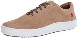 MARC JOSEPH Men's Leather Lace-Up Fashion Sneaker