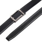 Men's Leather Automatic Ratchet Belt with Gift Box