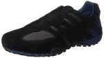 Geox Men's Black Suede Fashion Sneakers Size 7-7.5