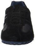 Geox Men's Black Suede Fashion Sneakers Size 7-7.5