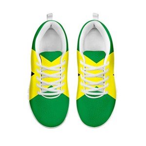 Brazilian Flag Print Breathable Sneakers for All
