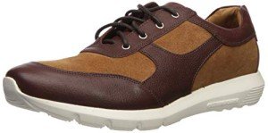 MARC JOSEPH Men's Lightweight Leather Fashion Sneakers