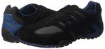 Geox Men's Black Suede Fashion Sneakers Size 7-7.5