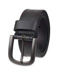 Dickies Men's Black Casual Leather Belt, 36