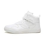 Men's High Top Athletic Lace-Up Sneakers - White