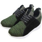 CALTO Men's Height Increasing Sneakers - Green, Size 10