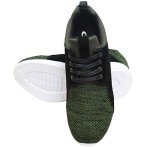 CALTO Men's Height Increasing Sneakers - Green, Size 10