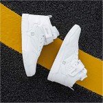 Men's High Top Athletic Lace-Up Sneakers - White