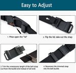 LionVII Men's Adjustable Webbing Ratchet Work Belt