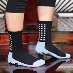 Men's Anti-Slip Hospital Crew Socks - 6 Pairs