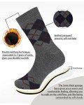 Vihir Men's Warm Indoor Knitted Slipper Socks