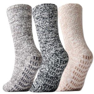 Cozy Grip Socks for Men - 3 Pairs