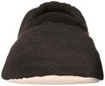 Isotoner Men's Classic Black Stretch Fleece Slippers
