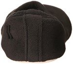 Isotoner Men's Classic Black Stretch Fleece Slippers
