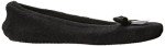 Isotoner Men’s Black Terry Ballerina Slippers