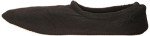 Isotoner Men's Classic Black Stretch Fleece Slippers