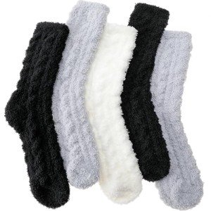 ANTSANG Fluffy Fuzzy Winter Slipper Socks