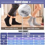 ANTSANG Fluffy Fuzzy Winter Slipper Socks