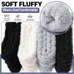 ANTSANG Fluffy Fuzzy Winter Slipper Socks