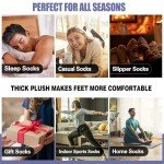 ANTSANG Fluffy Fuzzy Winter Slipper Socks