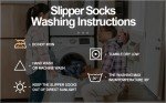 YUEDGE Men's Cozy Fleece-Lined Slipper Socks - 2 Pairs
