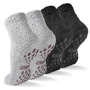 Cozy Non-Slip Fuzzy Grip Socks for Men