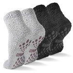 Cozy Non-Slip Fuzzy Grip Socks for Men