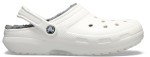 Men's Classic Lined Clogs - White Grey