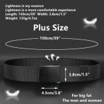 Plus Size Nylon Tactical Belts for Big Men