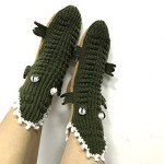 Funny 3D Crocodile Socks for Men