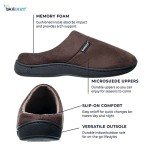 Men's Classic Microterry Slippers - Dark Chocolate