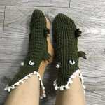 Funny 3D Crocodile Socks for Men