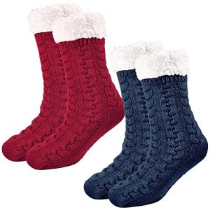 Cozy Thermal Fuzzy Socks for Men - 2 Pairs
