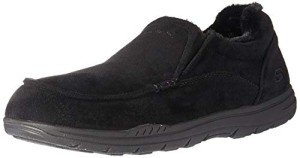 Skechers Men's Expected X Black Slippers, Size 12