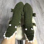 Funny 3D Crocodile Socks for Men
