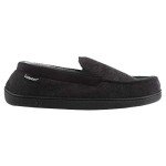 Men's Diamond Corduroy Memory Foam Moccasin Slippers