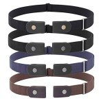 Adjustable No-Buckle Stretch Belt for Men & Women